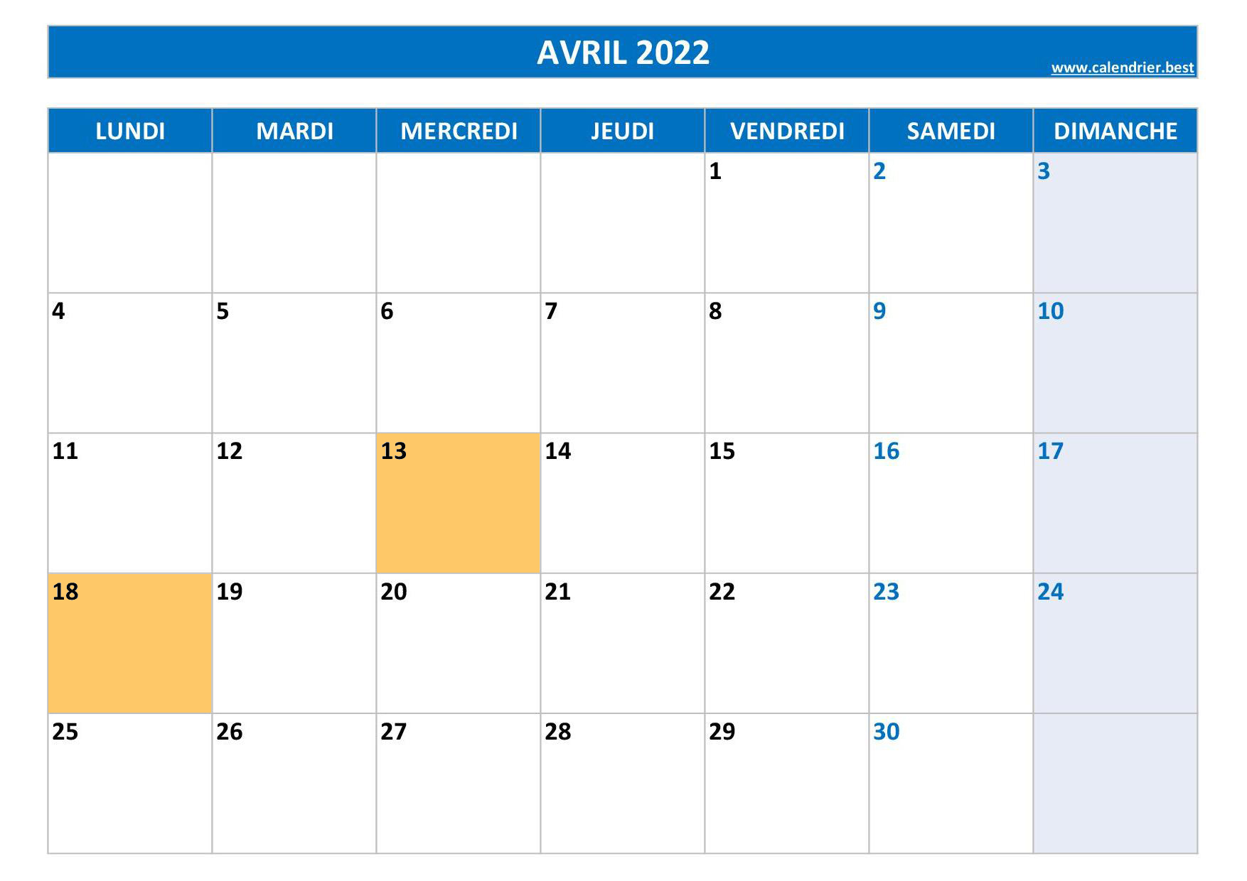 calendrier-avril-2022