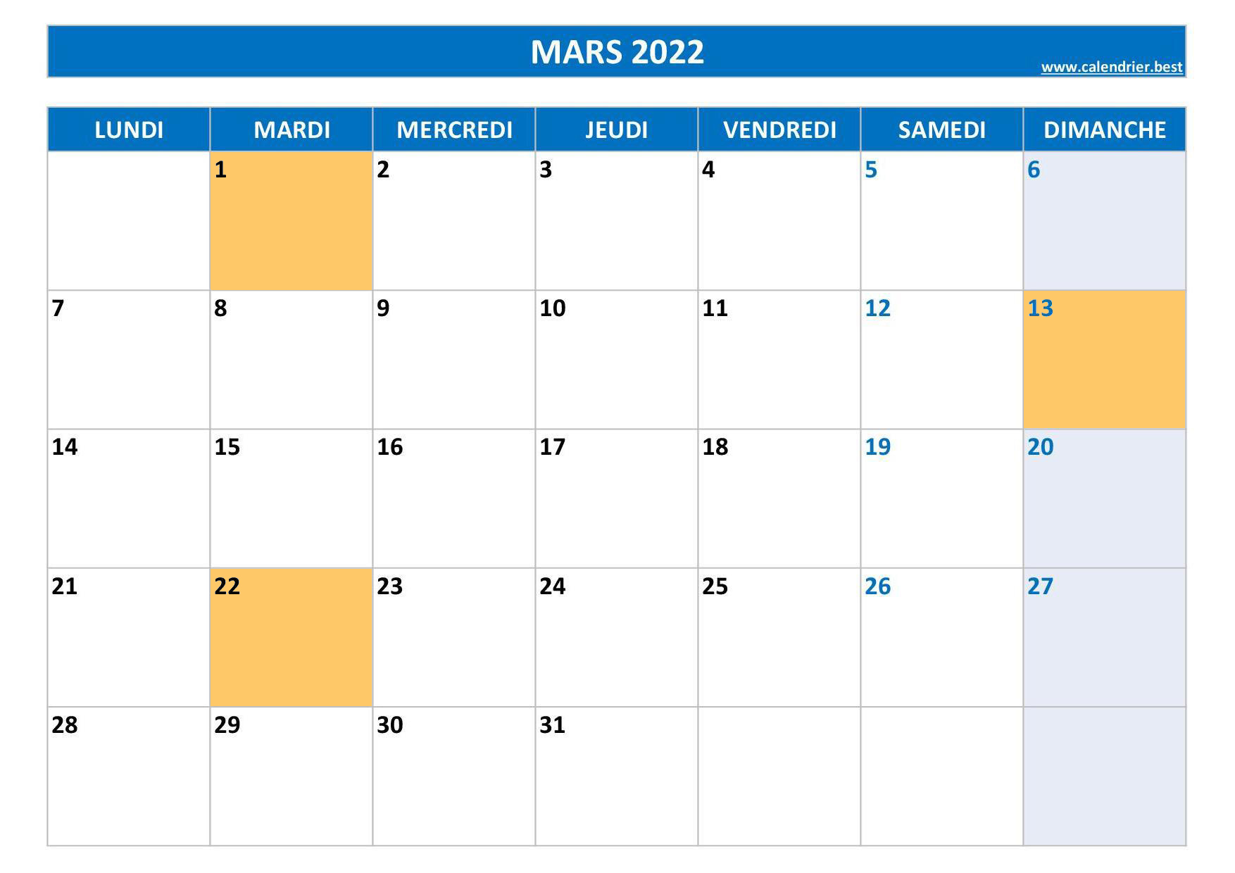 calendrier-mars-2022